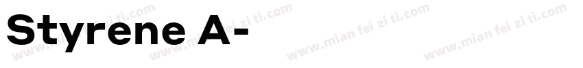 Styrene A字体转换